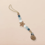 Porta Chupón Silicón y Madera