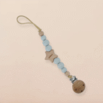 Porta Chupón Silicón y Madera - Imagen 2