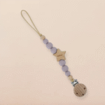 Porta Chupón Silicón y Madera - Imagen 4