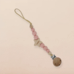 Porta Chupón Silicón y Madera - Imagen 3